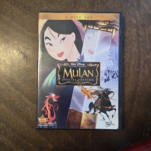 Disney Mulan Special Edition DVD — Black with Multicolor Artwork